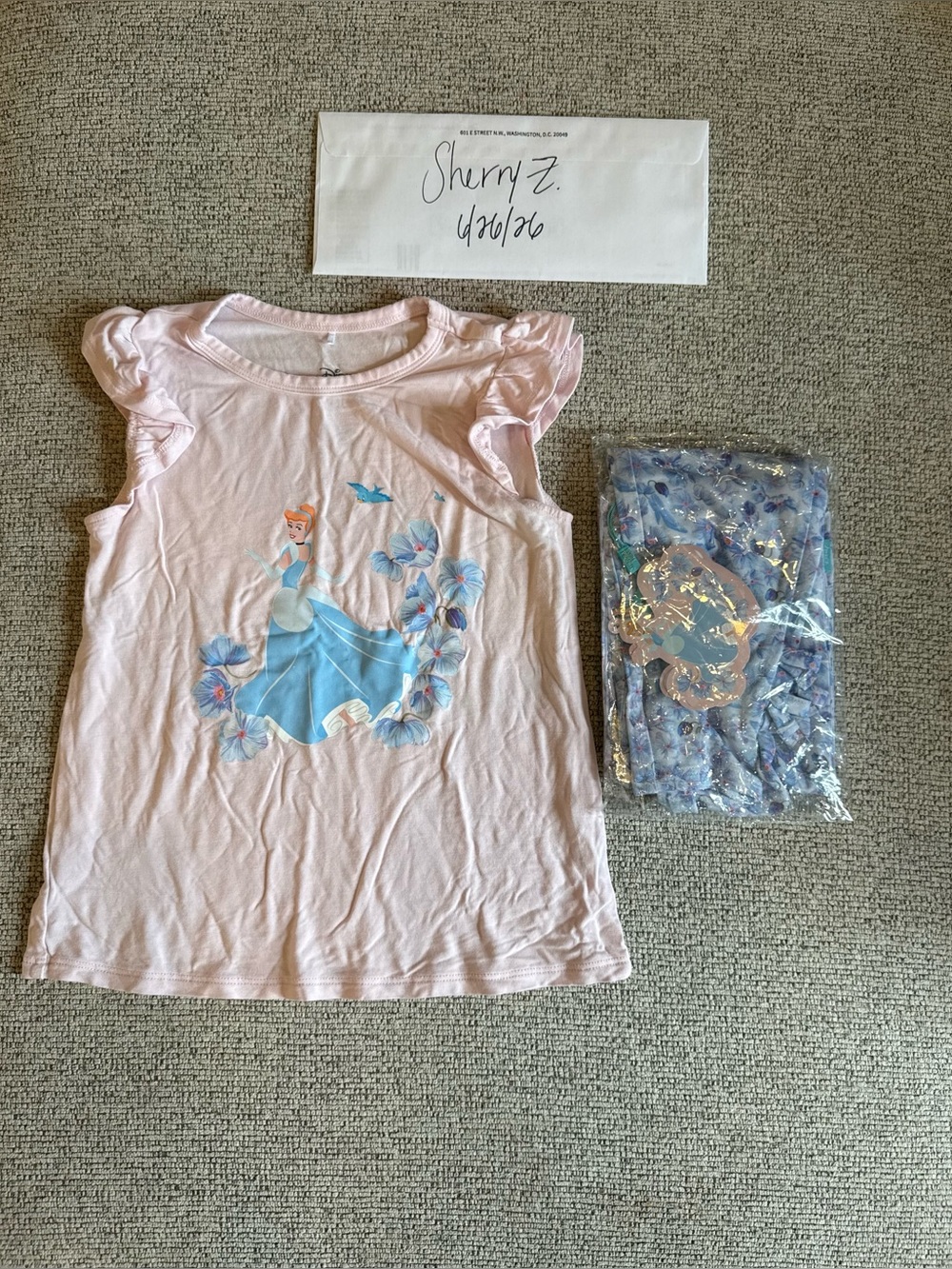 Posh Peanut Disney Cinderella Tee and Leggings 5/6